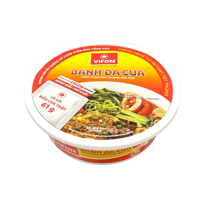 Vifon Instant Brown Rice Noodles Banh Da Cua Crab Flavor