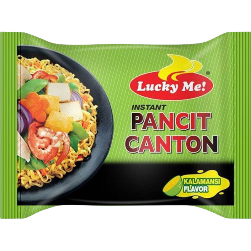 Lucky Me Pancit Canton Chow Mein Noodles Kalamansi Flavor