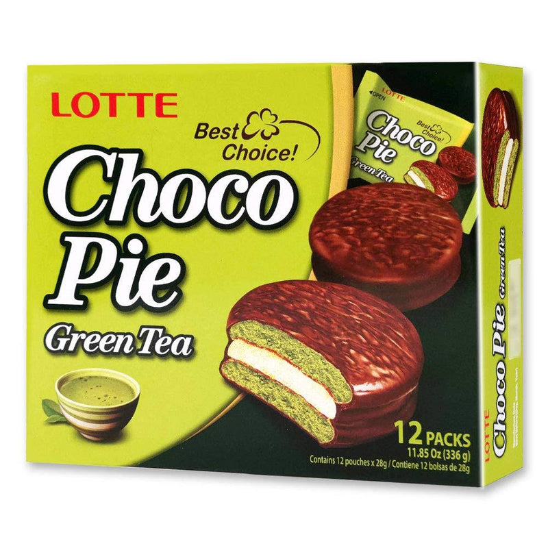 Lotte Choco Pie Green Tea