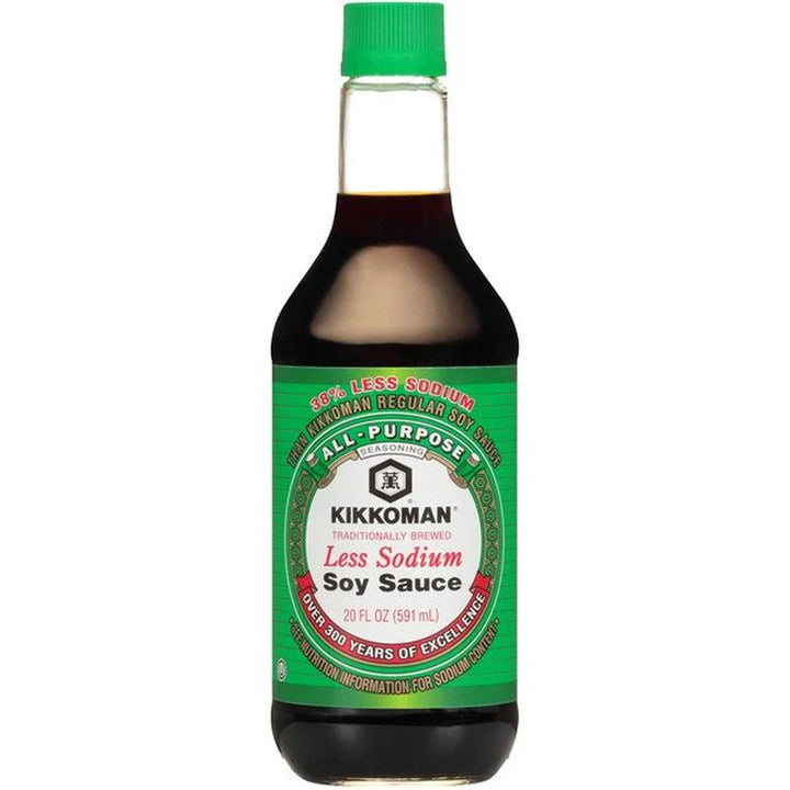 Kikkoman Less Sodium Soy Sauce 20 oz | SouthEATS