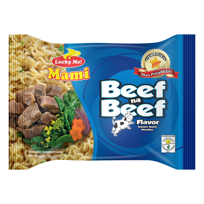 Lucky Me Beef Flavor Instant Mami Noodles
