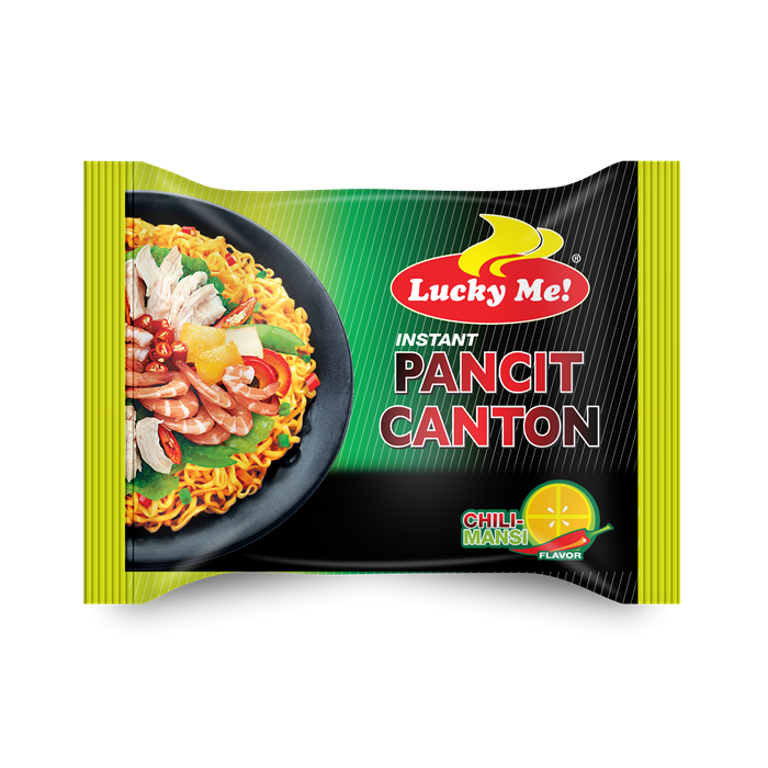 Lucky Me Pancit Canton Chow Mein Noodles Chilimansi Flavor