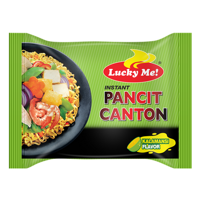 Lucky Me Pancit Canton Chow Mein Noodles Kalamansi Flavor
