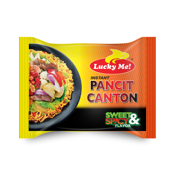 Lucky Me Pancit Canton Sweet & Spicy Flavor