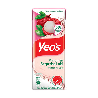 Yeo's Lychee Drink with Lychee Juice, Carton | SouthEATS