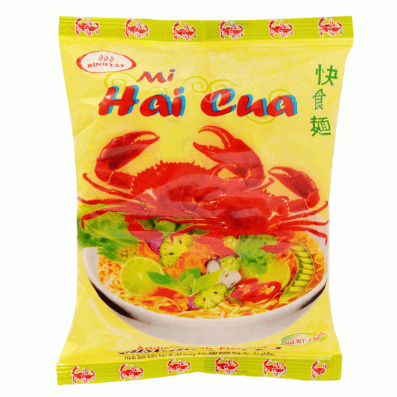 Mi Binh Mi Hai Cua Artificial Crab Flavour Instant Noodles