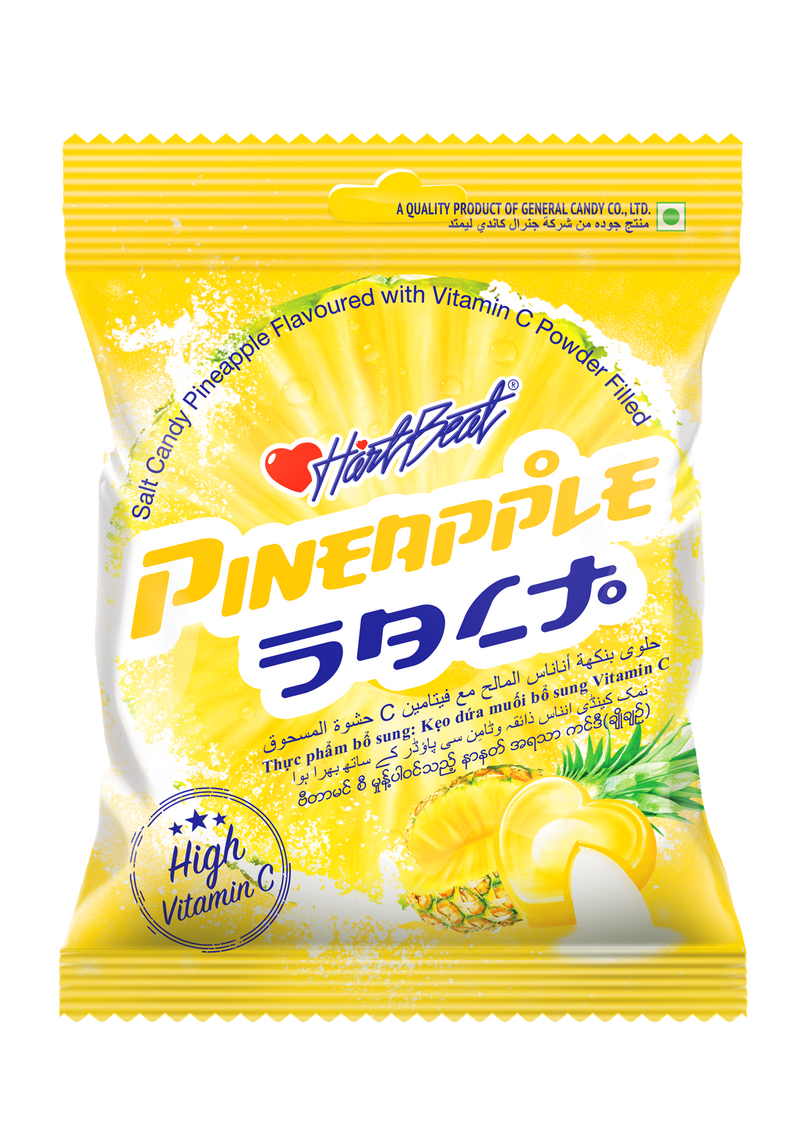 Hartbeat Salt Candy Pineapple Flavoured with Vitamin C