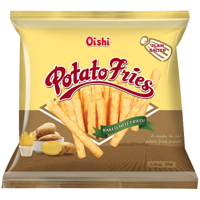 Oishi Potato Fries Plain Salted Flavor