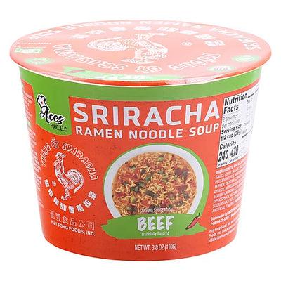 Sriracha Ramen Noodle Soup Beef