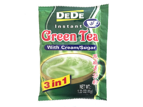 Dede Instant Green Tea with Cream & Sugar (12 packs)