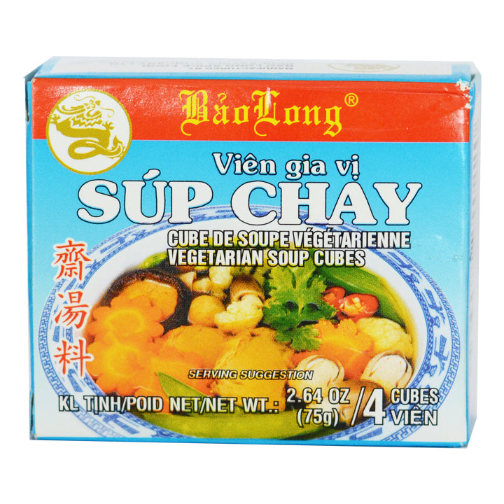 Bao Long Vien Gia Vi Sup Chay Vegetarian Soup Cubes Seasoning