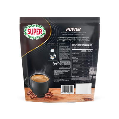 Super Power Coffee with Tongkat Ali Ginseng and Misai Kucing