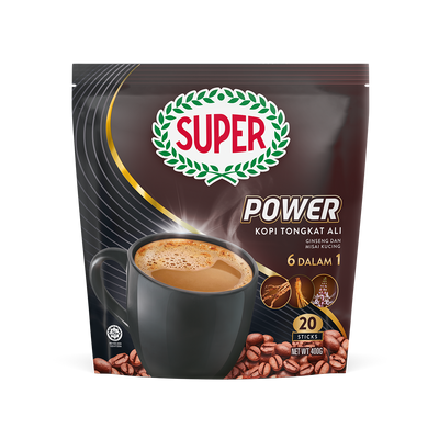 Super Power Coffee with Tongkat Ali Ginseng and Misai Kucing