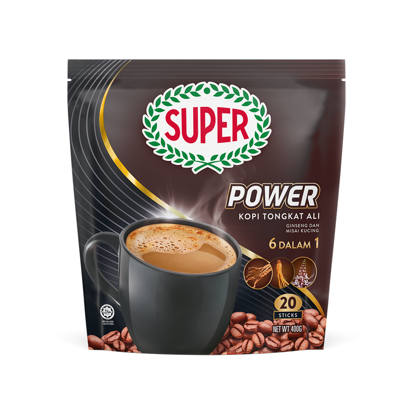 Super Power Coffee with Tongkat Ali Ginseng and Misai Kucing