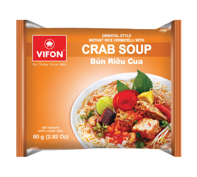 Vifon Instant Rice Vermicelli with Crab Soup Bun Rieu Cua