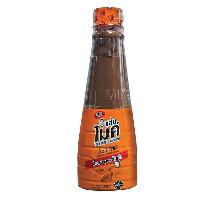 Orange bottle with a label on a white background